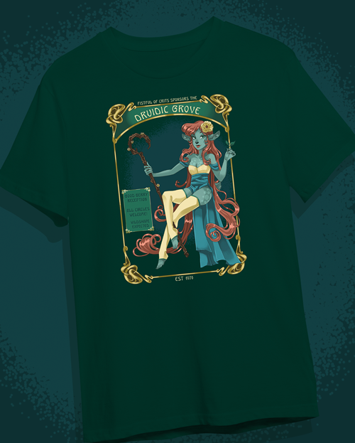 [Druidic Grove] - Green T-Shirt
