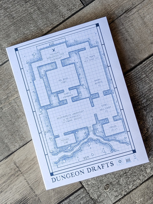 Mini Dungeon Drafts Notebook