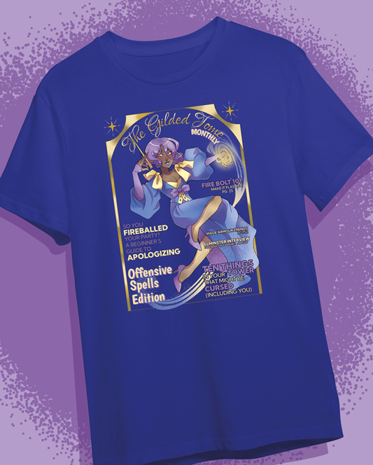 [Gilded Tome Monthly] - Blue T-Shirt