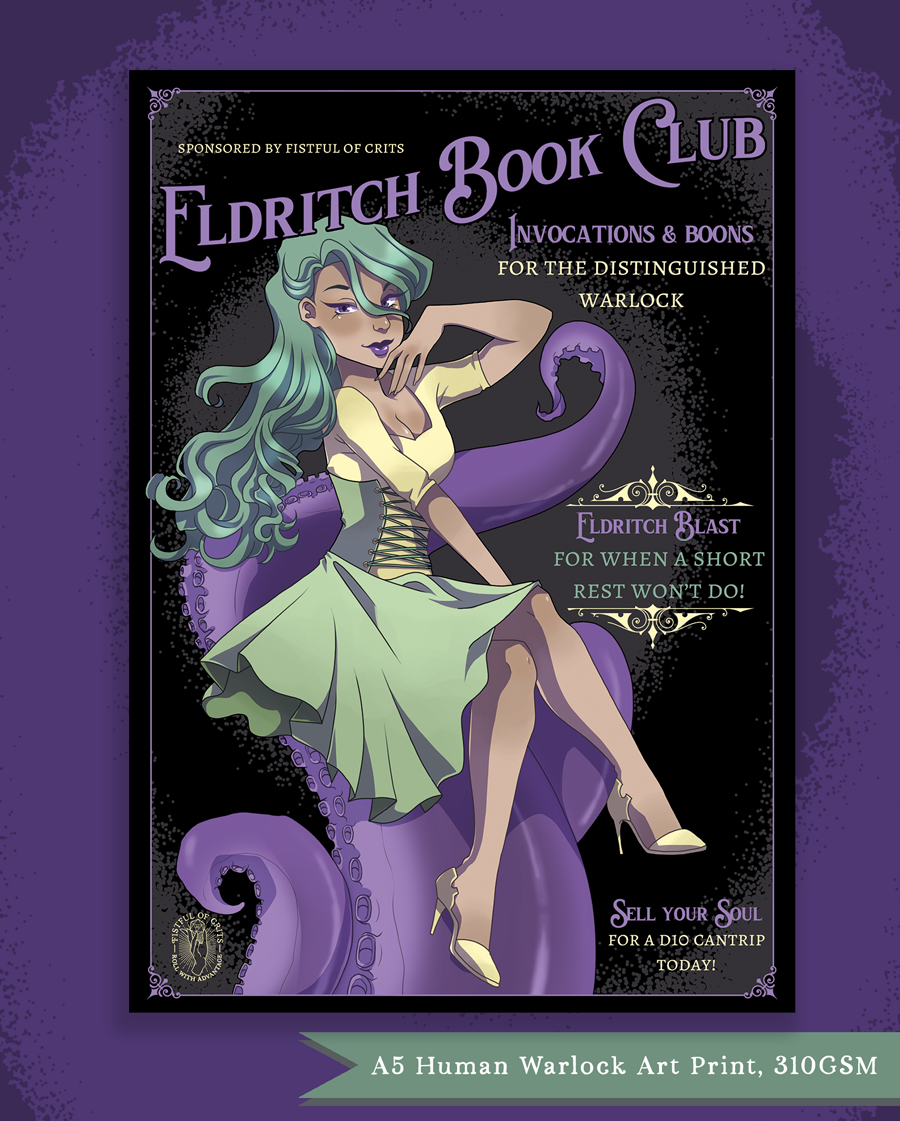 [Warlock Book Club] - A4/A5 Print
